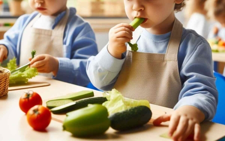 Las Frutas y Verduras de Invierno en los Menús de Catering para Guarderías