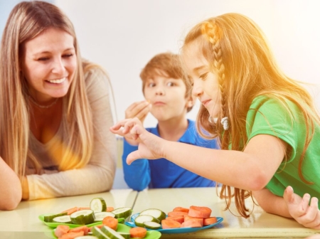 Cómo enseñar a los niños a amar las verduras